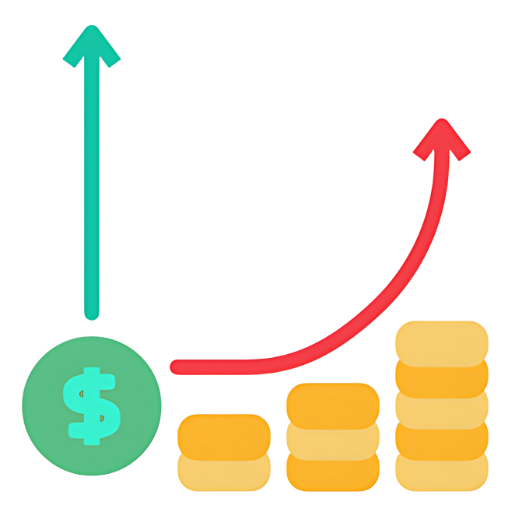 Marketing ROI money Icon